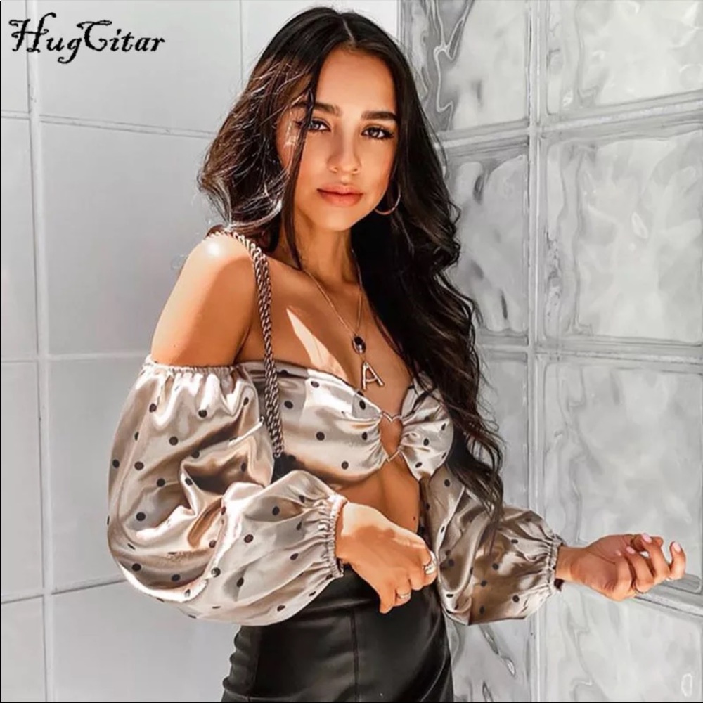 Long sleeve cropped top - Picture 4 of 4